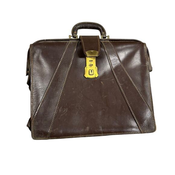 Vintage Federal Spec Government Leather Briefcase Type 4 IV Leather Specialty Co